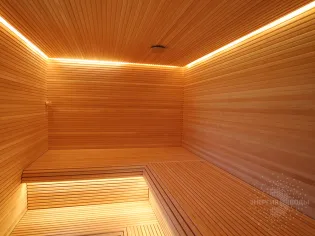 Строительство бани из алтайского кедра