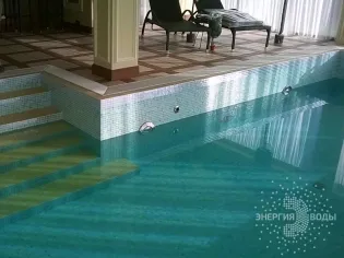 Строительство бассейна с панорамными окнами под ключ