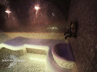 Строительство хаммама «Северное сияние»