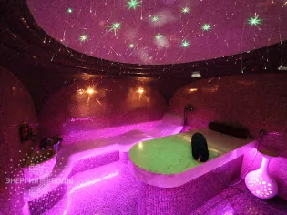 Строительство хаммама «Северное сияние»