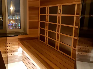 Строительство инфракрасной сауны в квартире, Минск