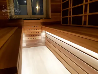 Строительство инфракрасной сауны в квартире, Минск