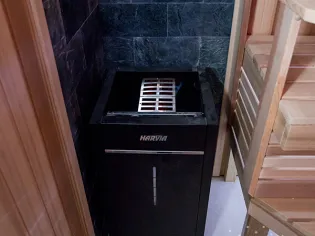 Строительство сауны из канадского кедра