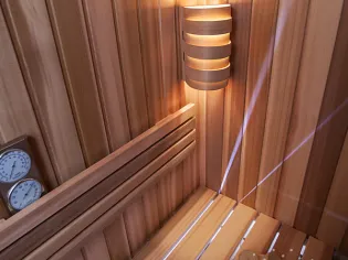 Строительство сауны из канадского кедра