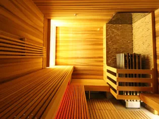 Строительство сауны в теннисном центре