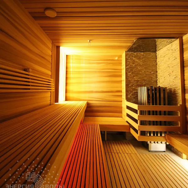 Строительство сауны в теннисном центре